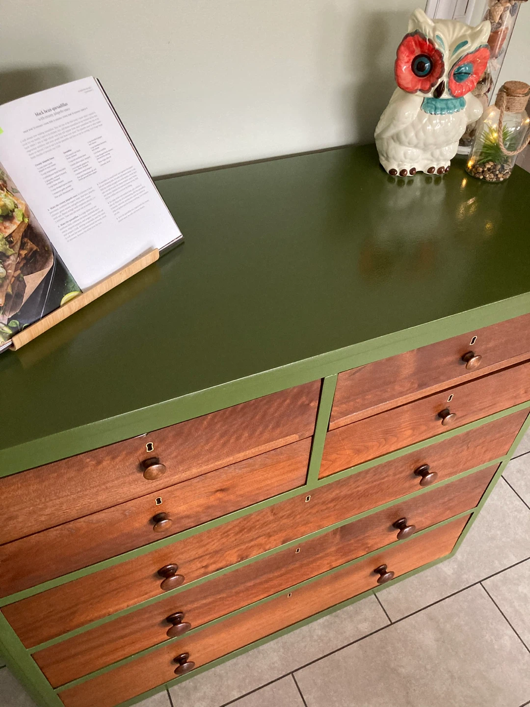 Refinished Vintage Dresser | Solid Wood | Dovetail Drawers