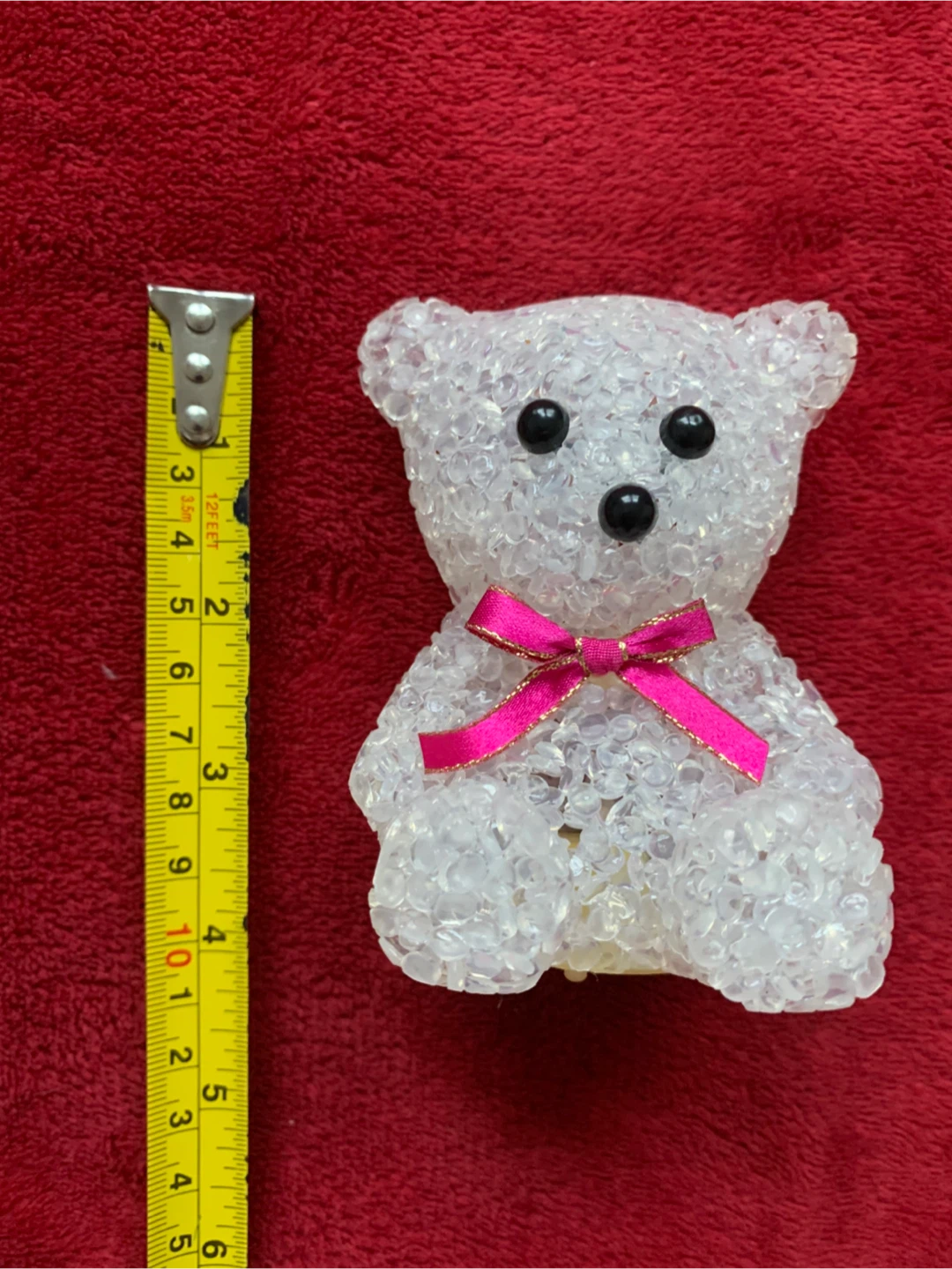 🧡 Teddy Bear Light-Up Figurine - photo 2