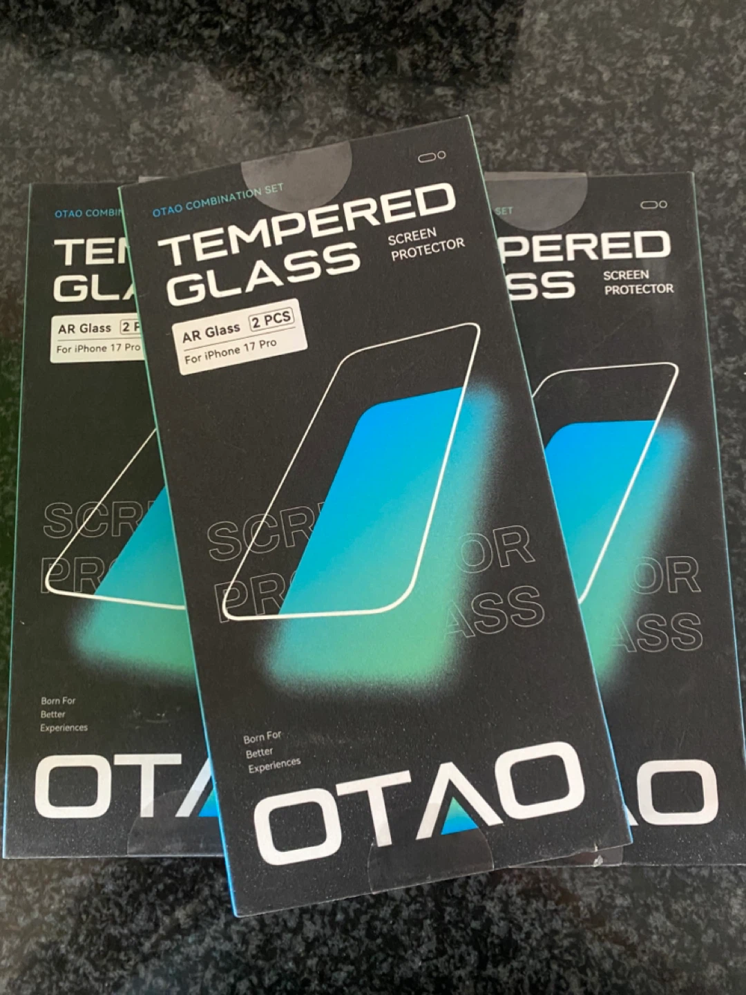 OTAO Tempered Glass Screen Protector for iPhone 17 Pro (2 Pack)