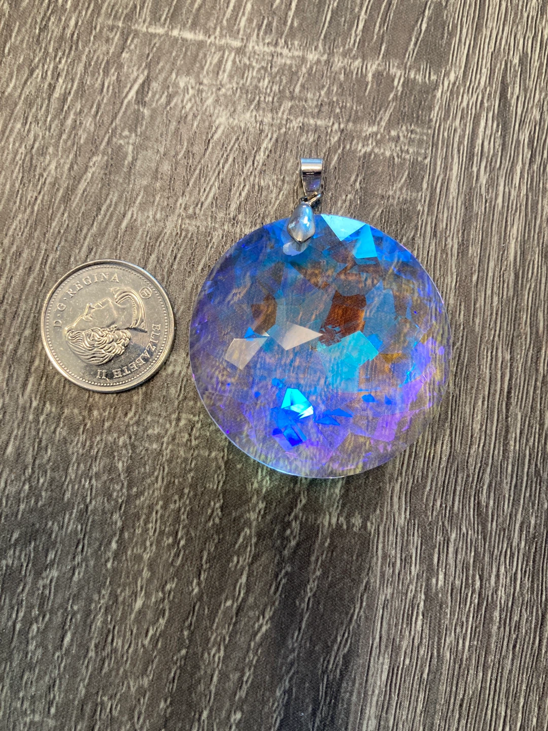 Sparkly glass  Crystal Pendant