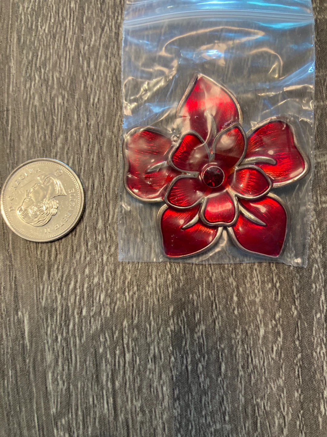 Red Flower Pendant