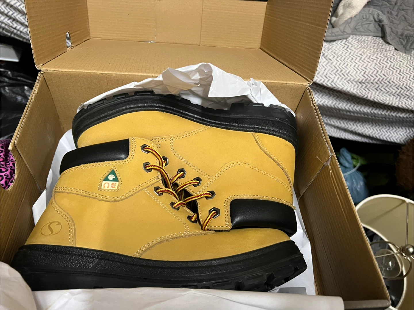 Sidewinder Work Boots - Yellow