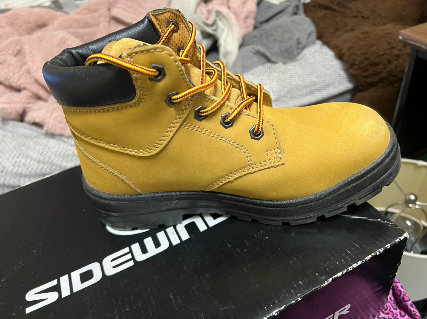 Sidewinder Work Boots - Yellow - photo 3