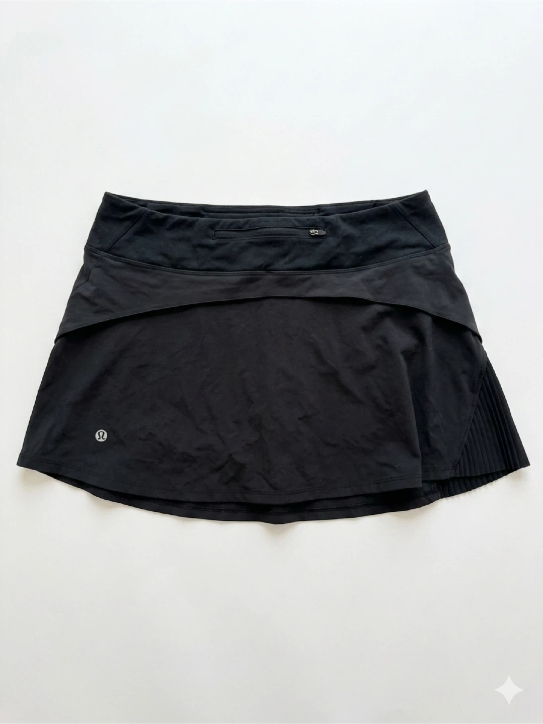 Lululemon Black Tennis Skirt - Size 10 - photo 2