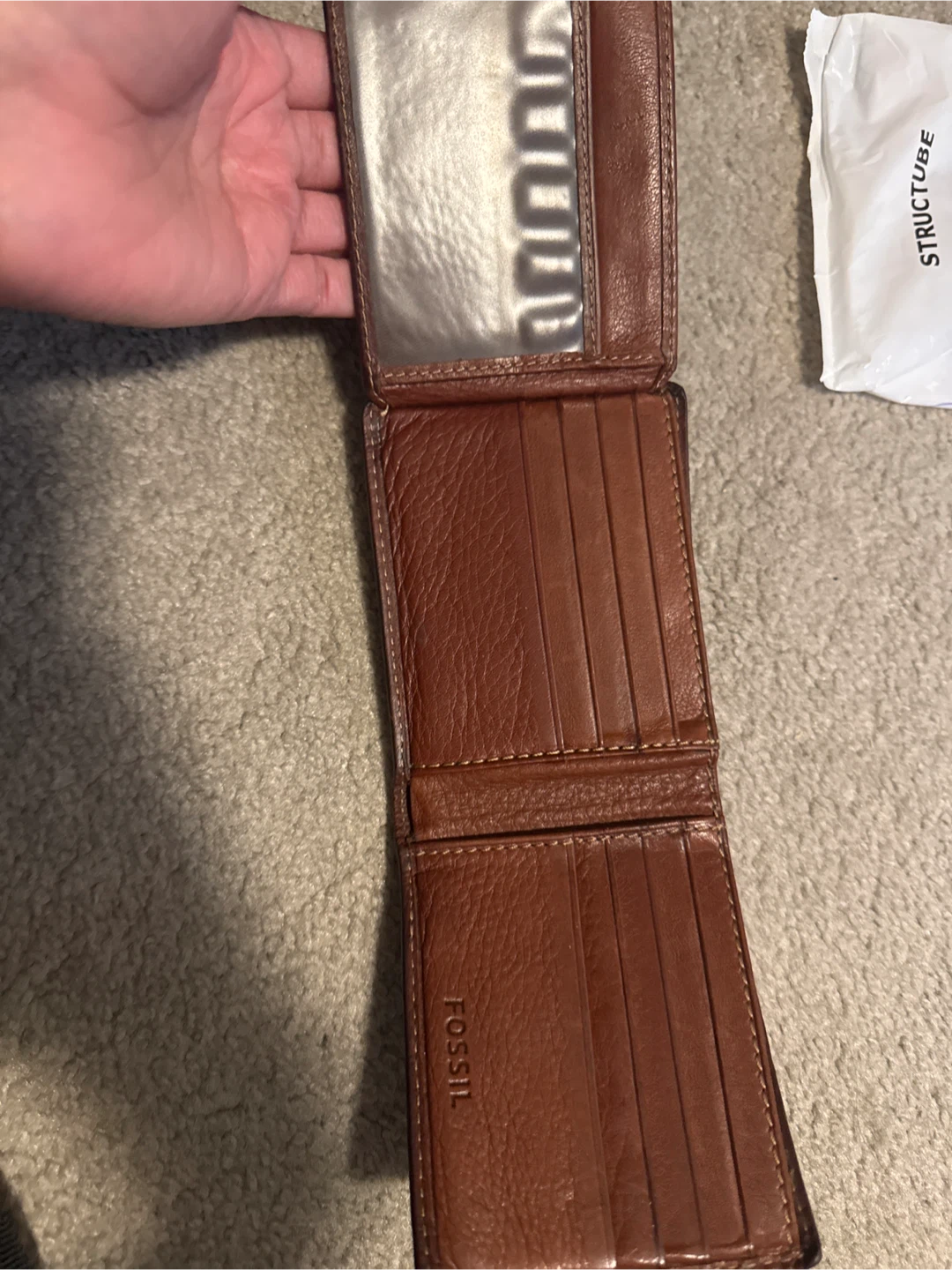 Fossil Brown Leather Bi-Fold Wallet - photo 3