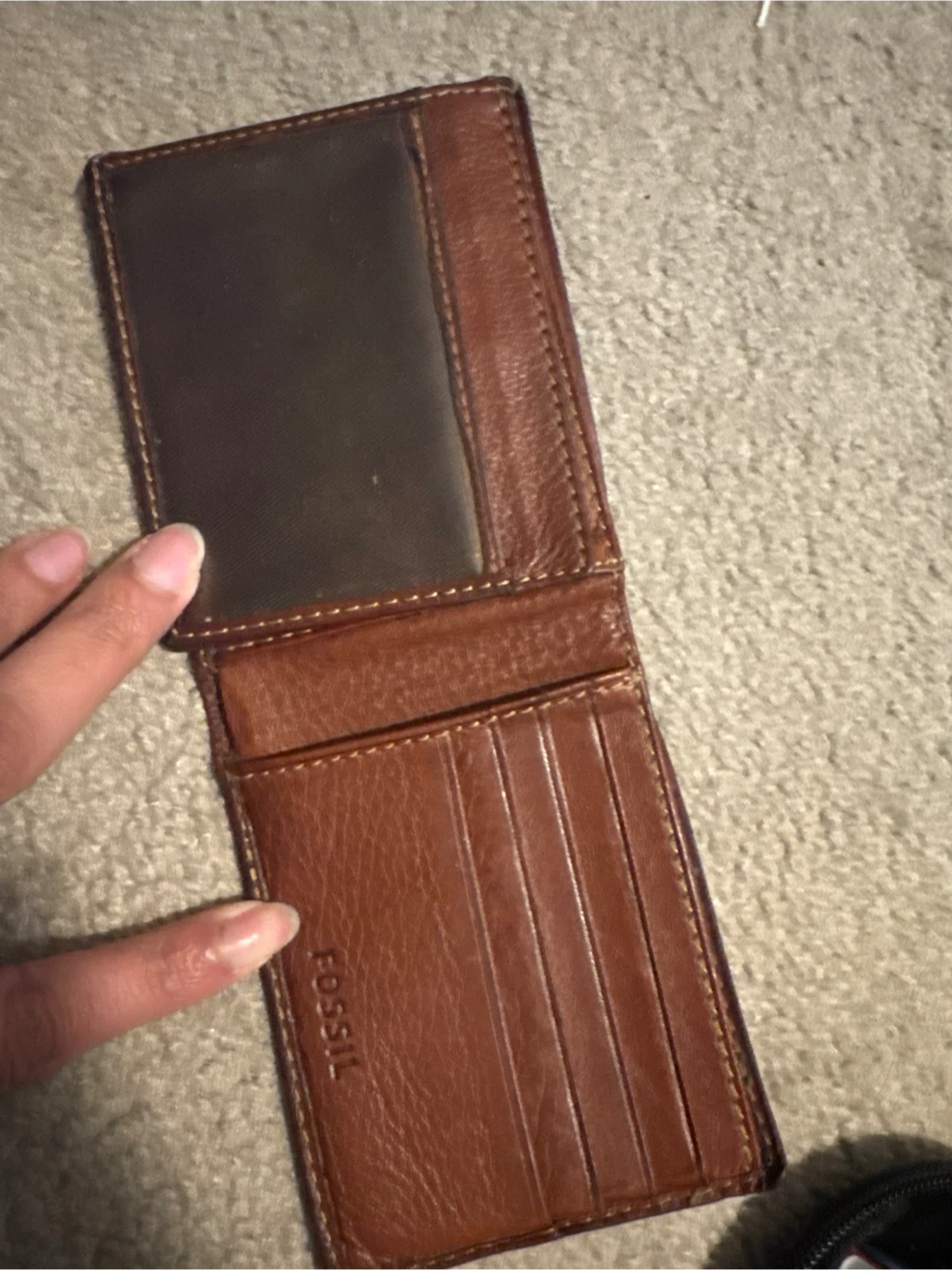 Fossil Brown Leather Bi-Fold Wallet - photo 2