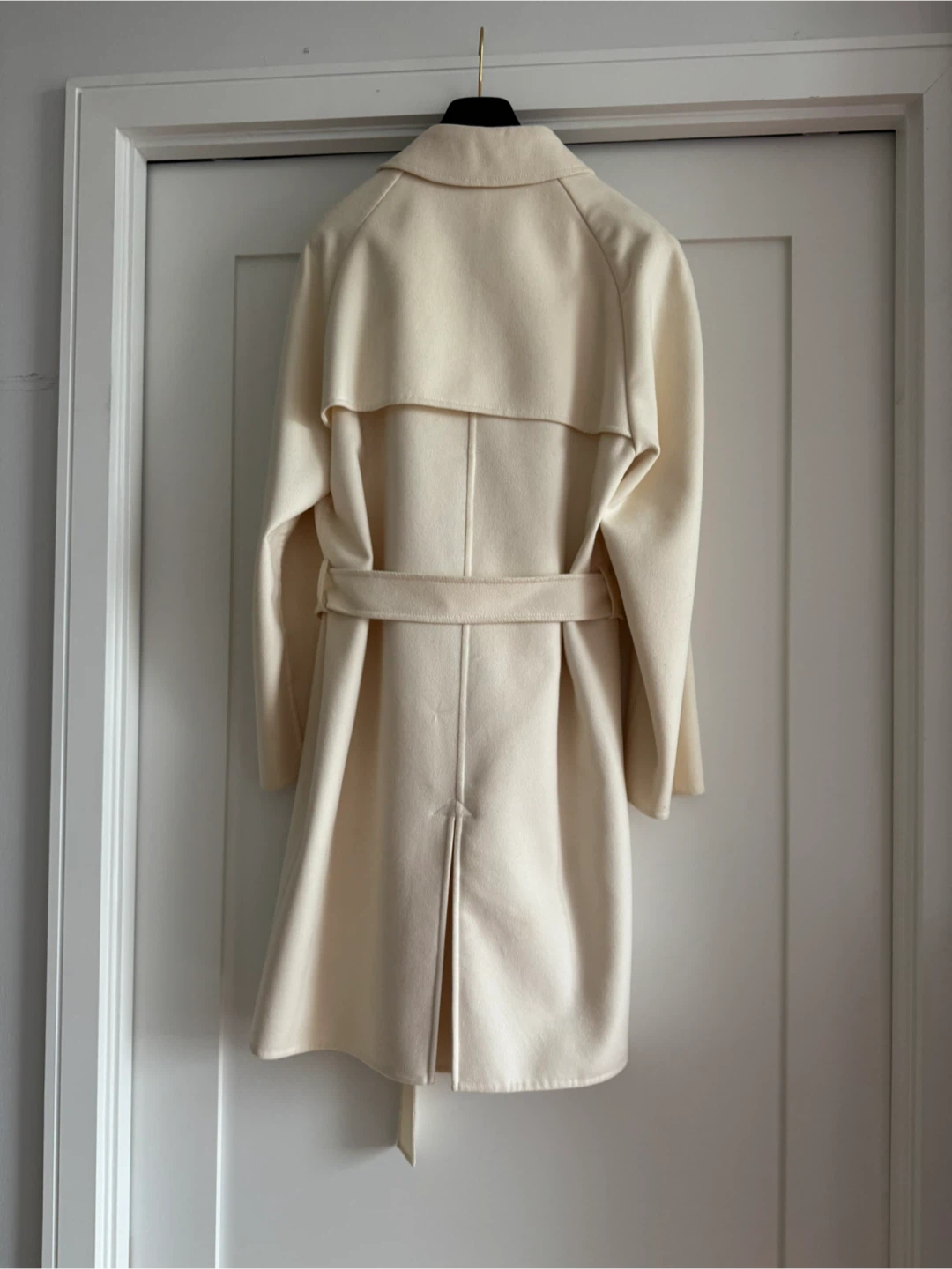 Louis Vuitton White Trench Coat L / XL wool like new - photo 4