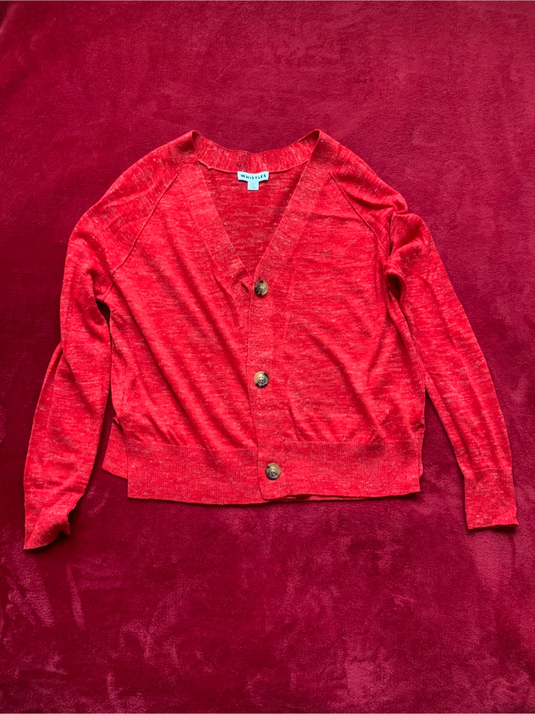 🧡 Button-Up Cardigan by Whistles