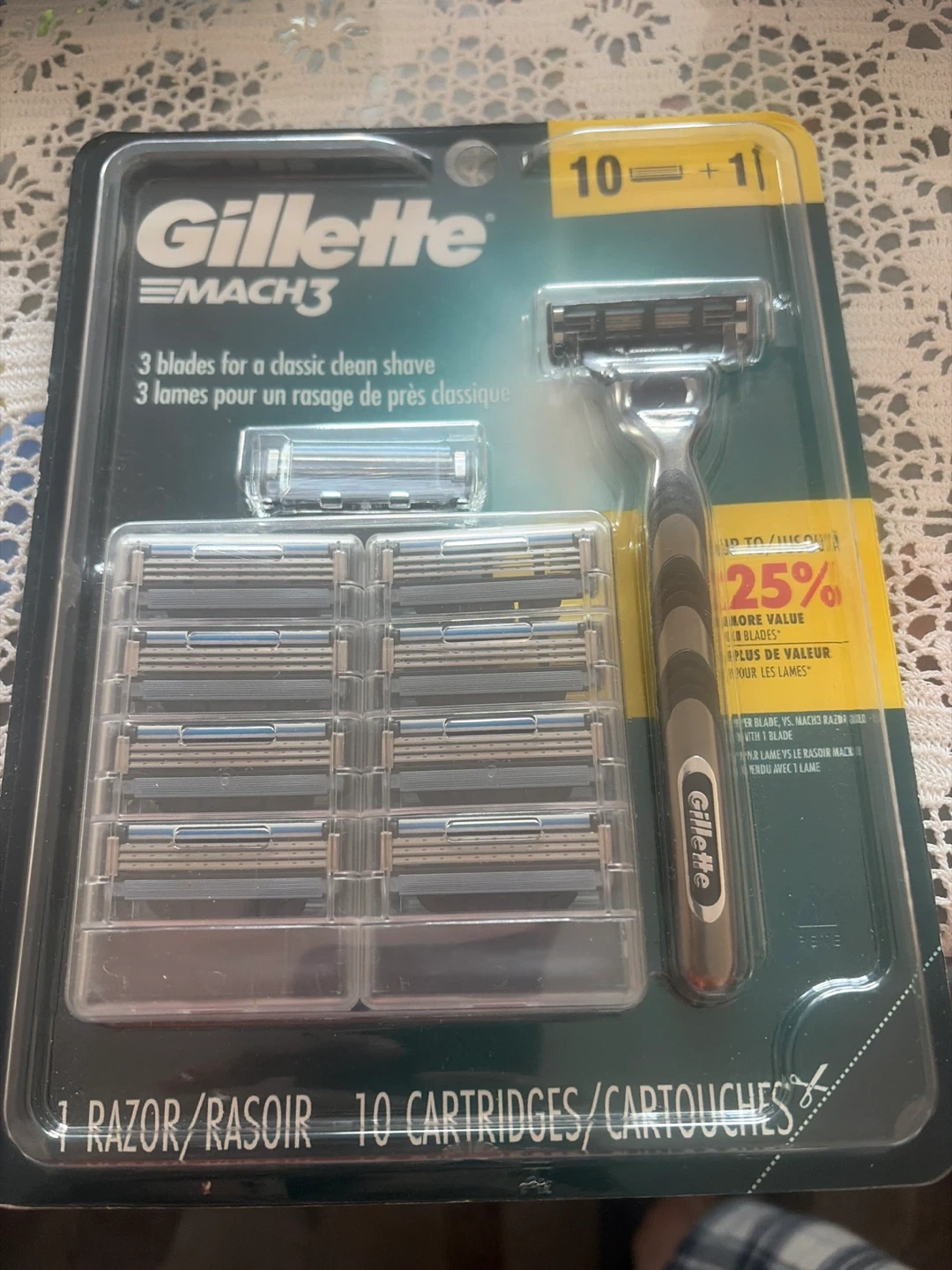 Gillette Mach3 Razor with 11 Cartridges