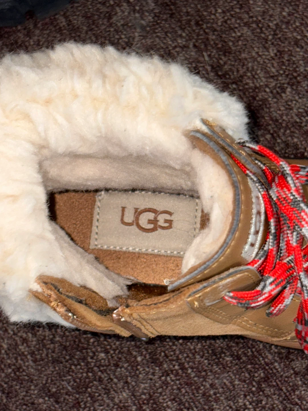 Ugg Brown Fur Lined Boots - photo 4