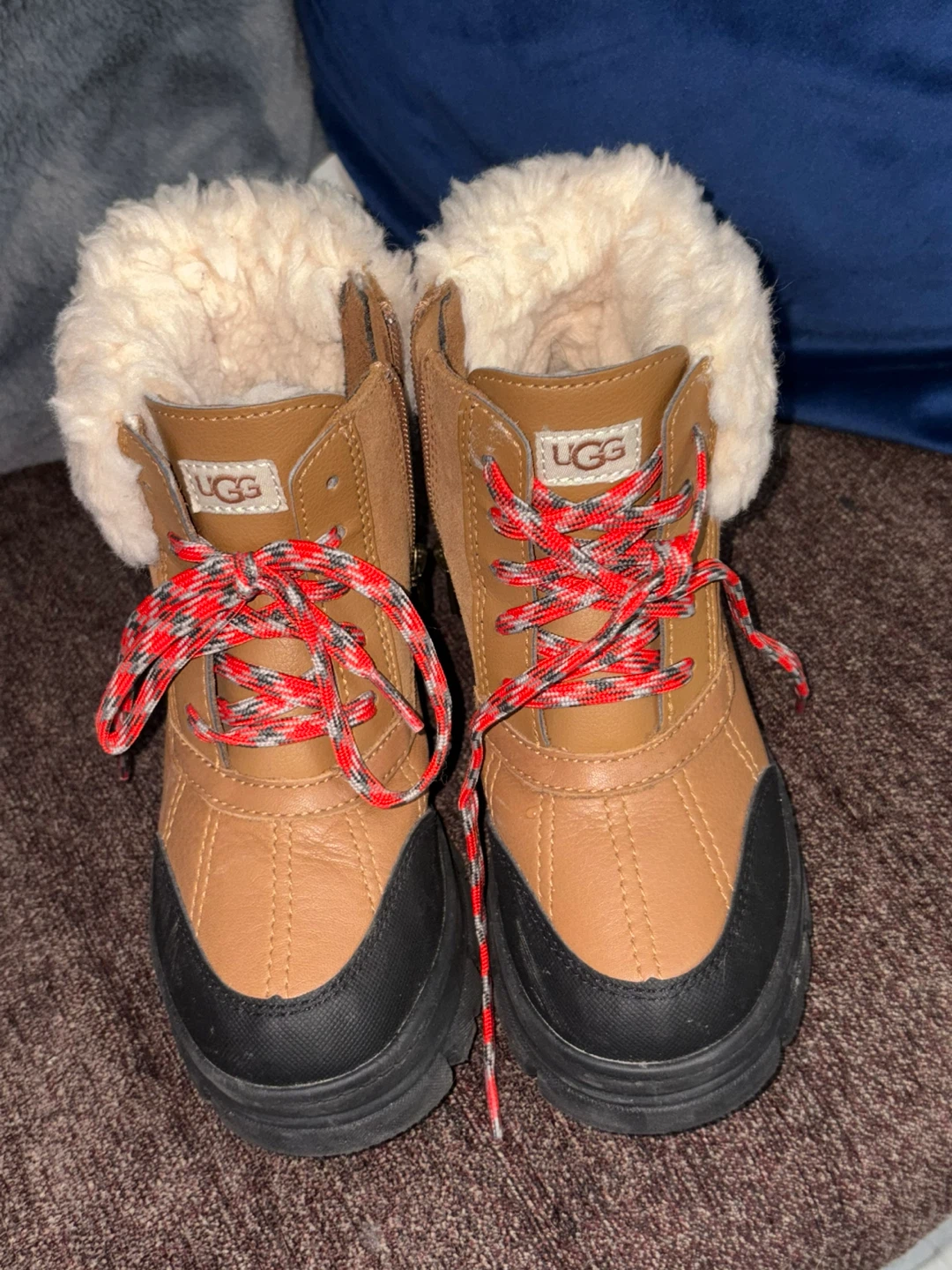 Ugg Brown Fur Lined Boots - photo 3