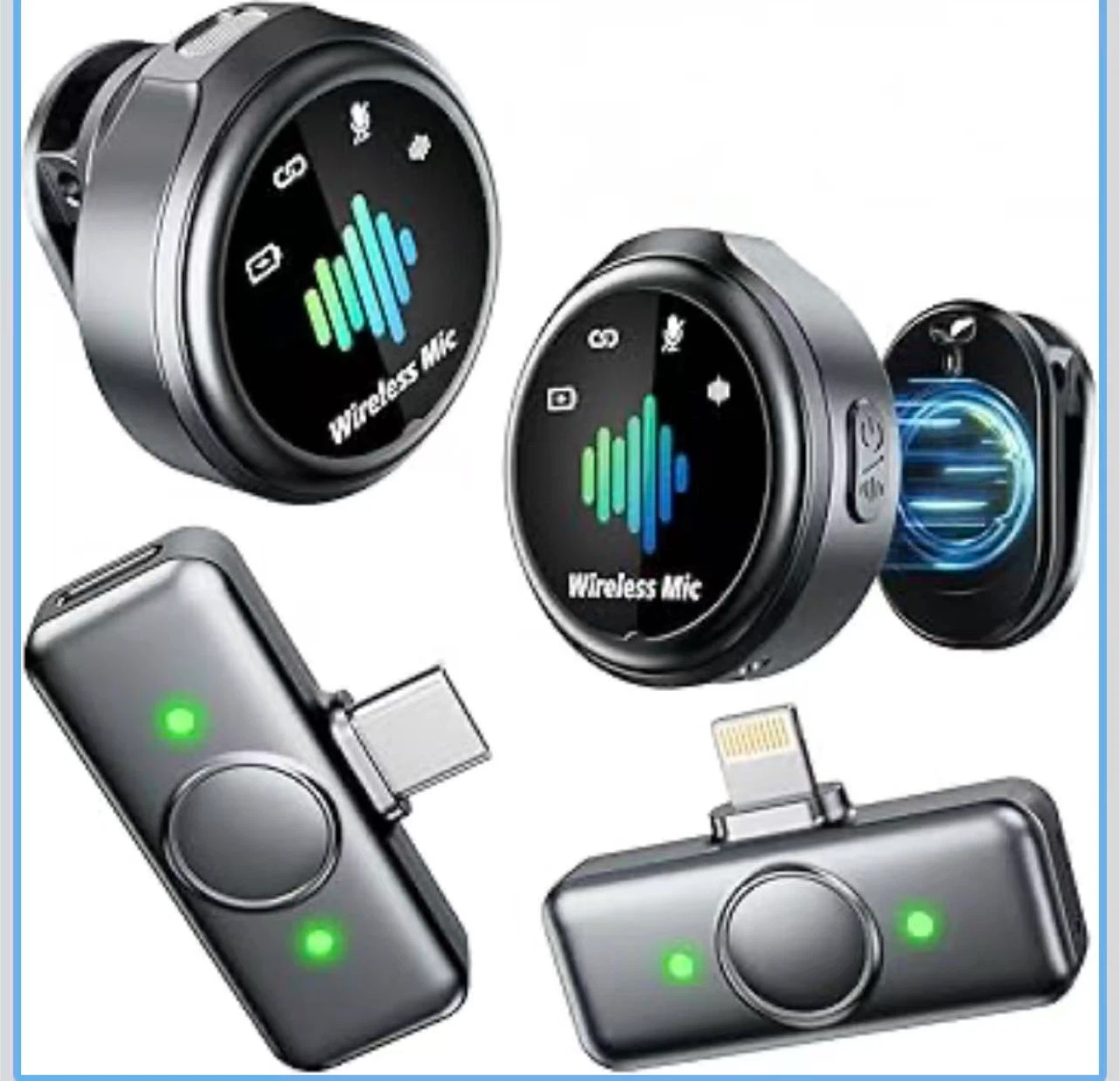 Wireless Lavalier Microphone for smartphones