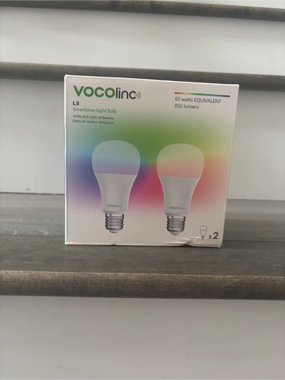 VOCOlinc L3 SmartGlow Light Bulb (2-Pack)