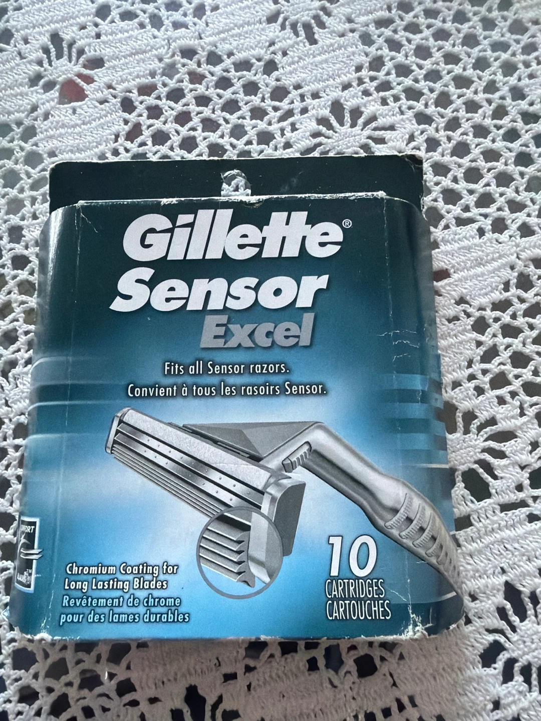 Gillette Sensor Excel Razor Cartridges - 10 Count
