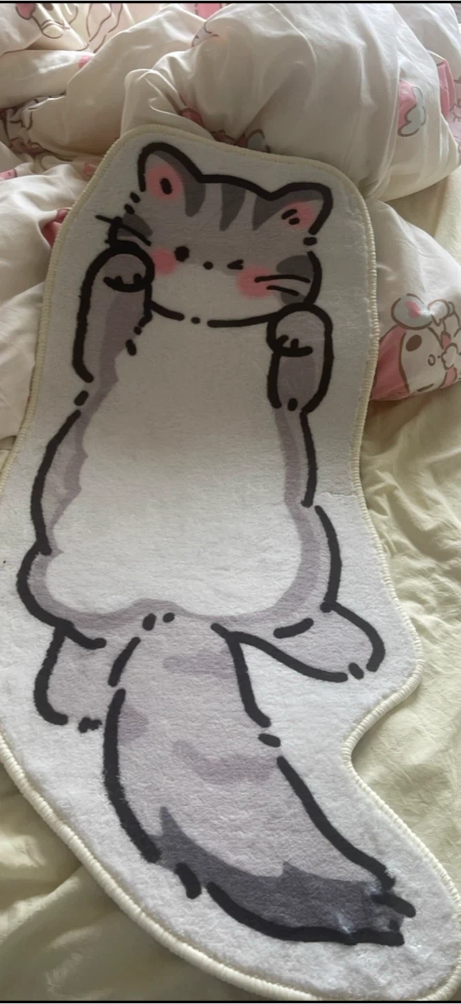 Cute Cat Shaped Rug