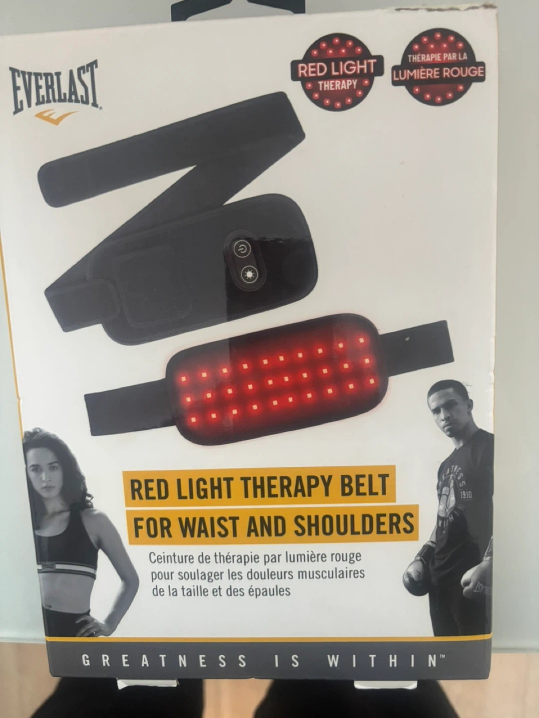Everlast Red Light Therapy Belt for Waist and Shoulders