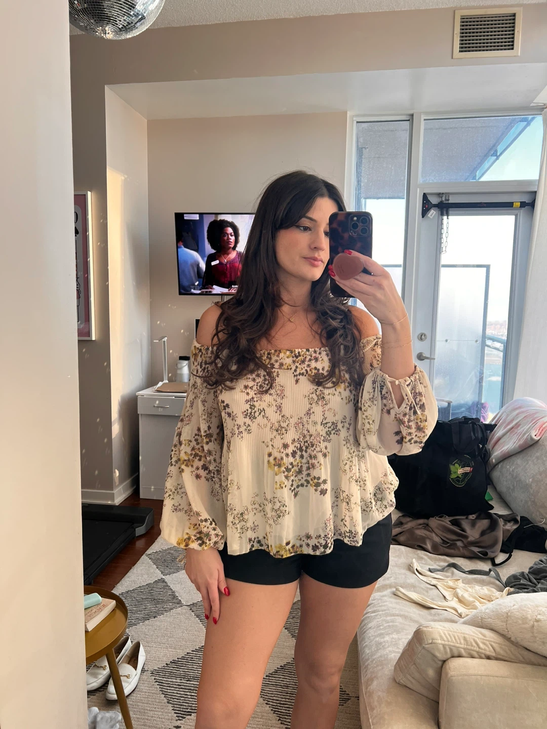 Wilfred Floral Pleated Blouse - photo 4