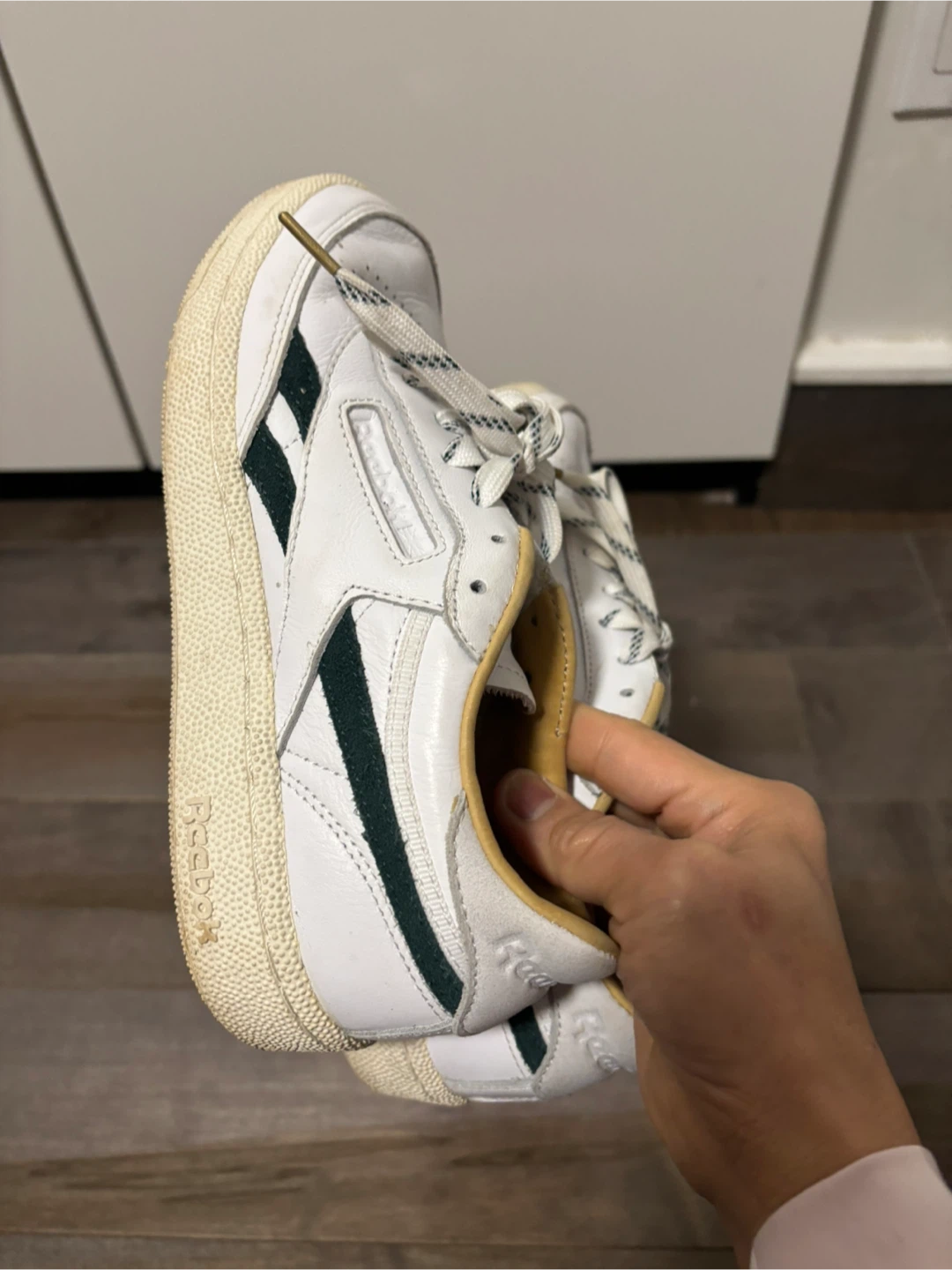 Reebok Club C 85 Vintage White Green Sneakers - photo 5