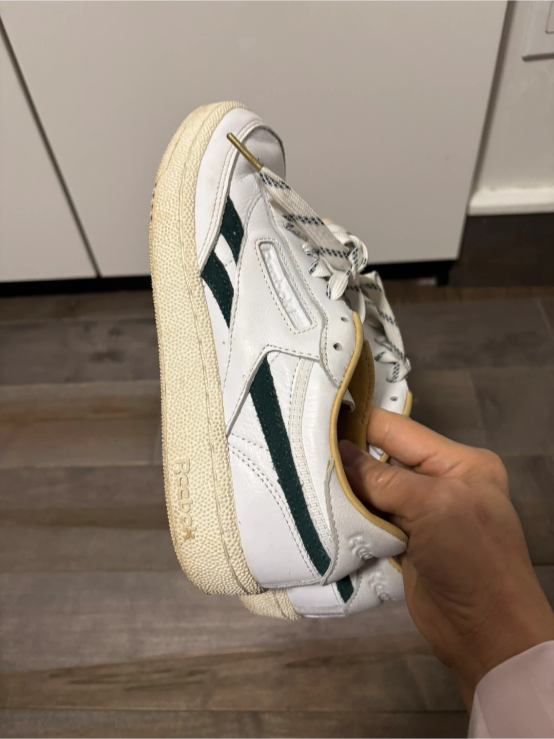 Reebok Club C 85 Vintage White Green Sneakers - photo 4