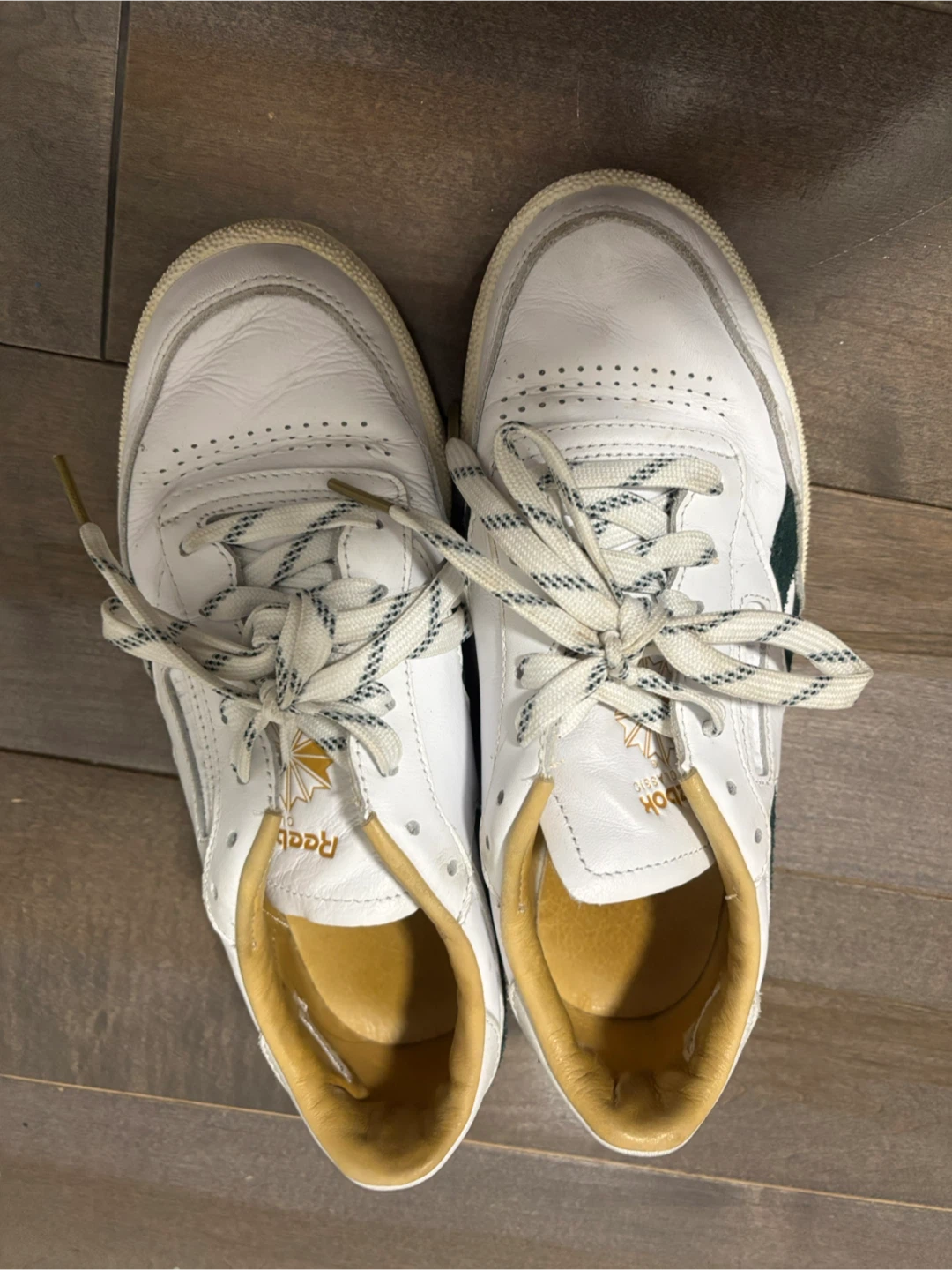Reebok Club C 85 Vintage White Green Sneakers