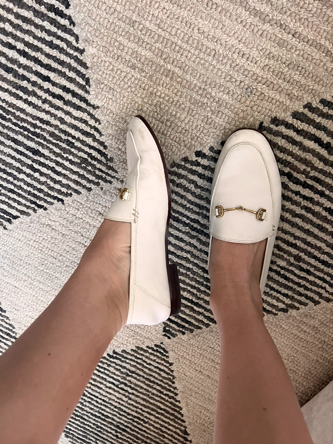 Sam Edelman White Leather Loafers - photo 3