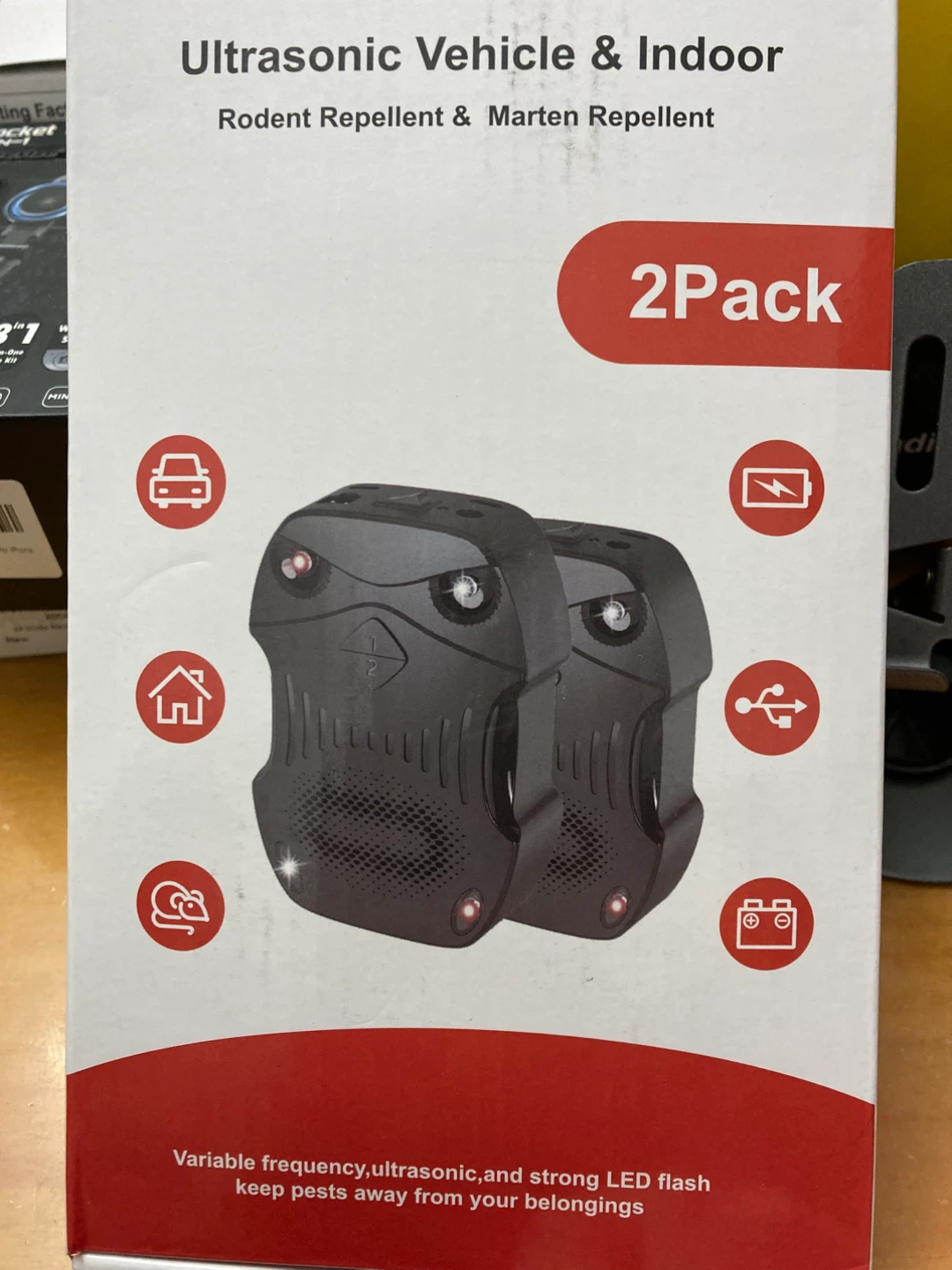 Ultrasonic Rodent & Marten Repeller - 2 Pack - photo 5
