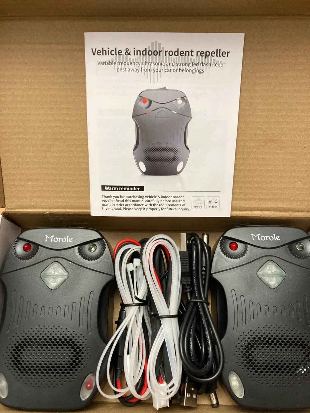 Ultrasonic Rodent & Marten Repeller - 2 Pack - photo 2