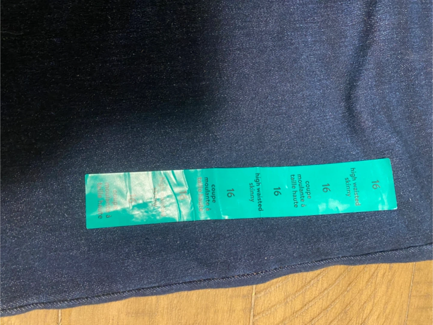 High Waisted Skinny Jeans - Size 16 - photo 3