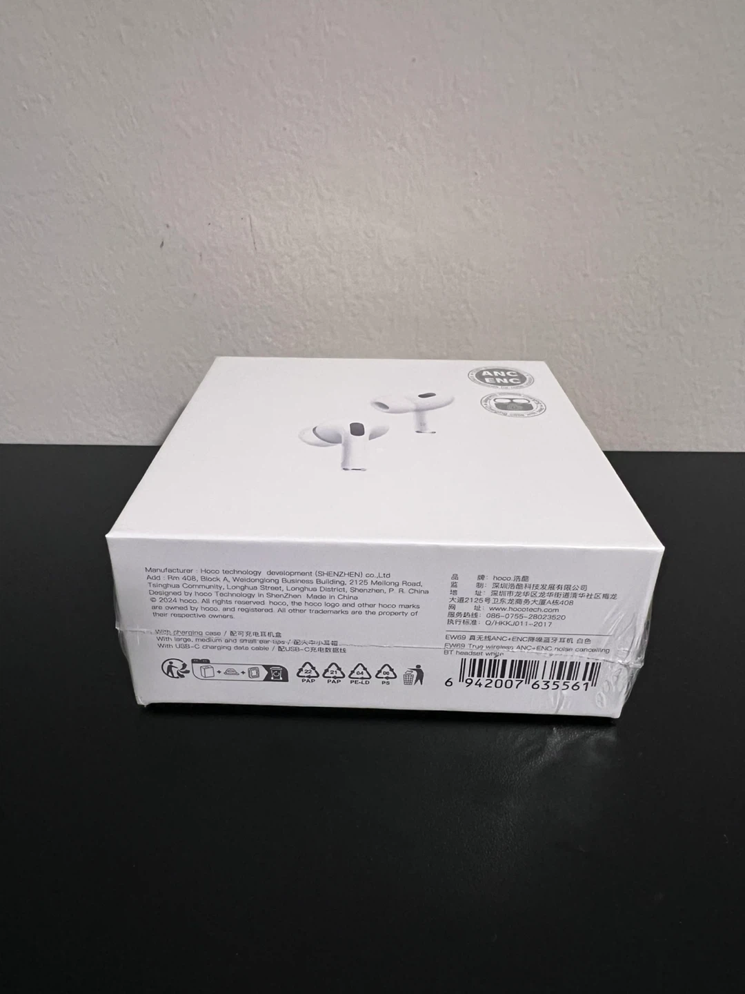 Hoco EW69 ANC + ENC TWS Headset Wireless Earbuds - photo 4