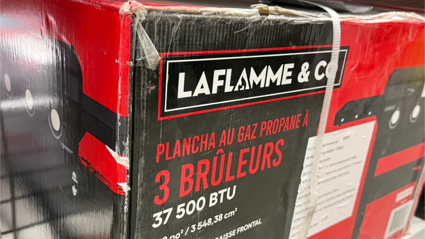 LAFLAMME & CO 28-in Propane Gas Griddle, 550 sq.in., 3-Burners - photo 2