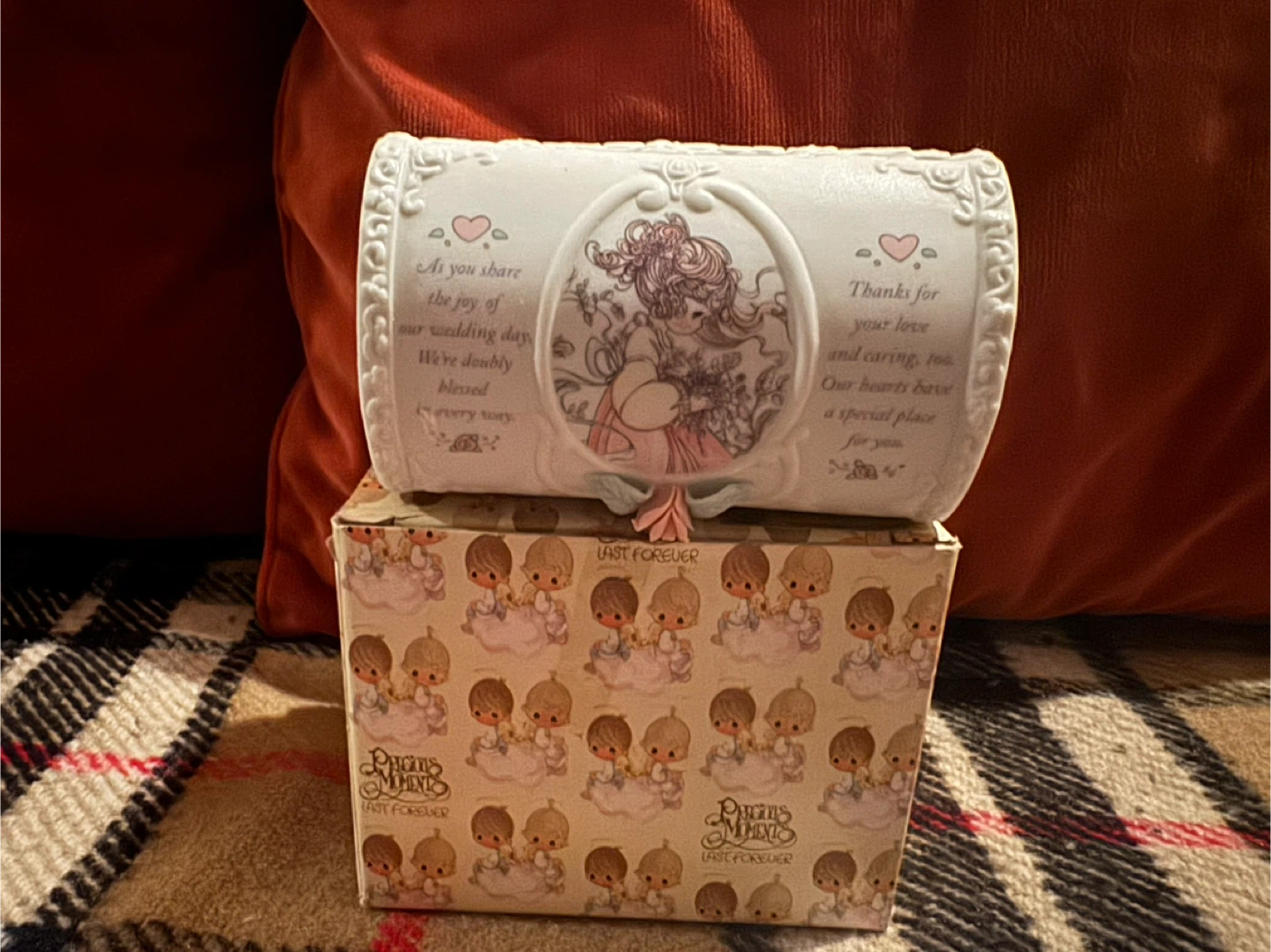Precious Moments Bridesmaid Trunk Shaped Covered Box 135038 - photo 2