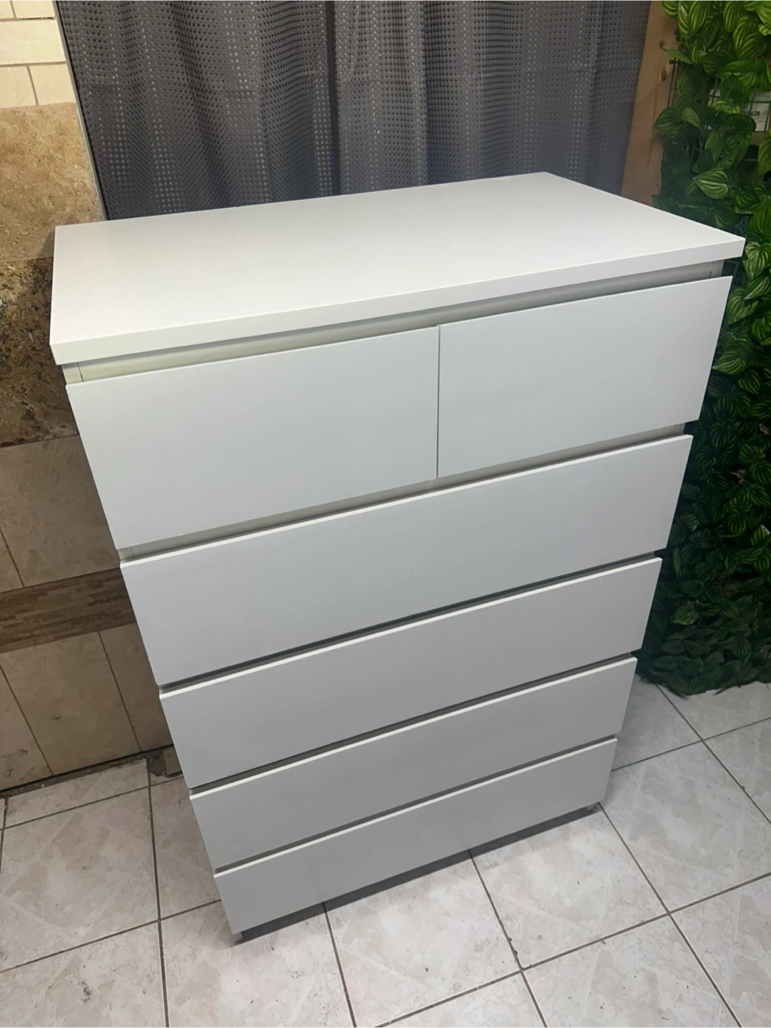 White 6-Drawer Dresser - photo 4