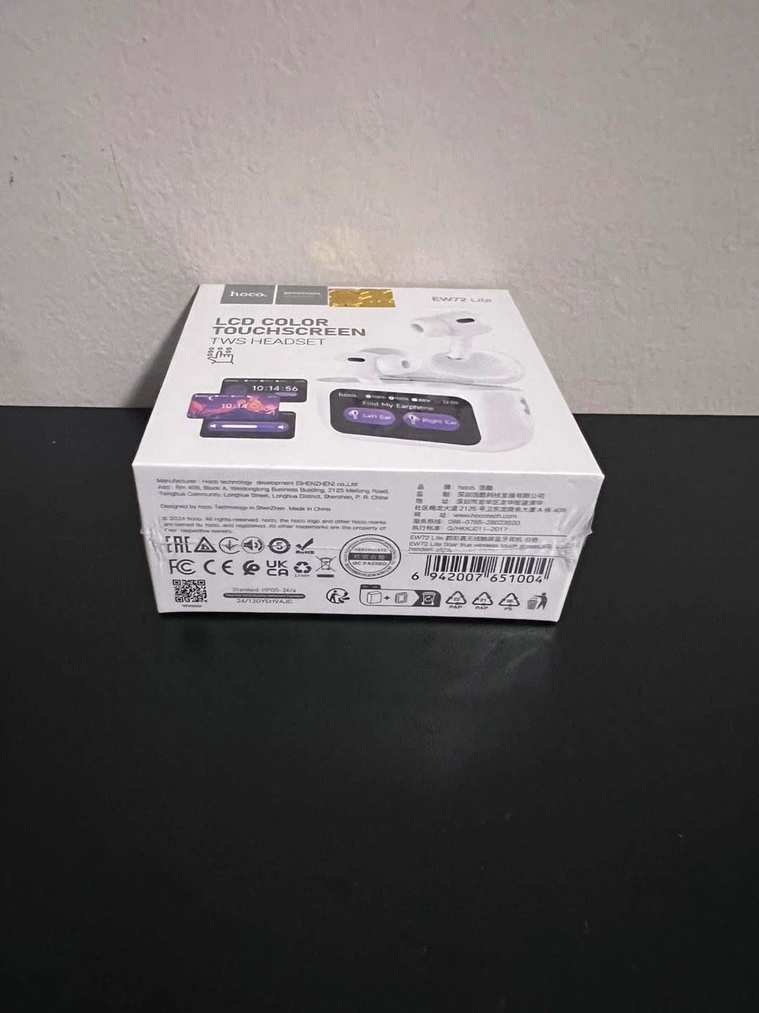 hoco. EW72 Lite LCD Color Touchscreen TWS Headset - photo 4