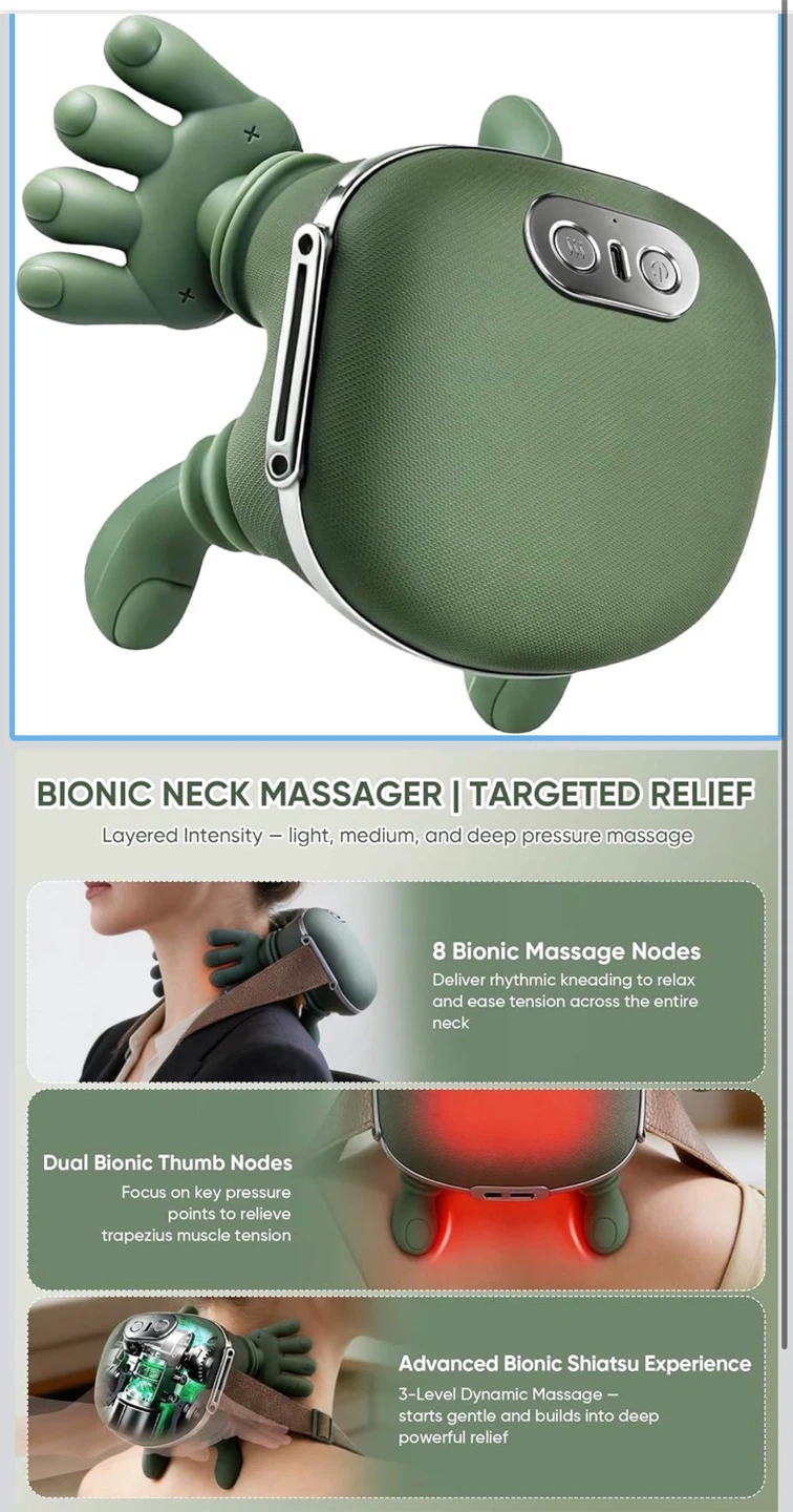Bionic Neck Massager with Adjustable Heat