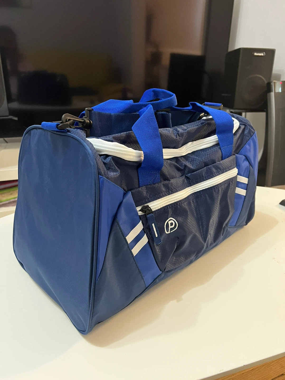 Blue Duffel Bag
