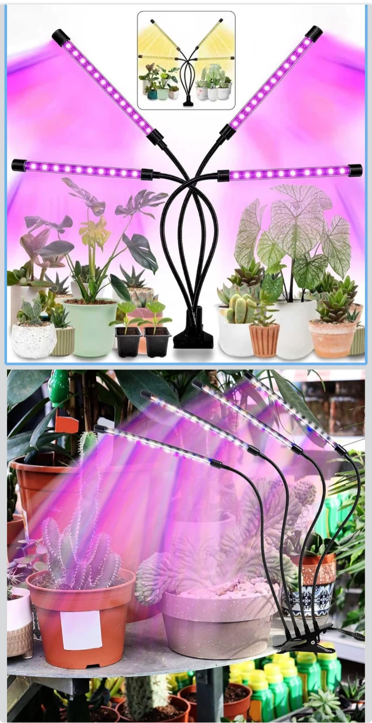 4-Head LED Grow Light