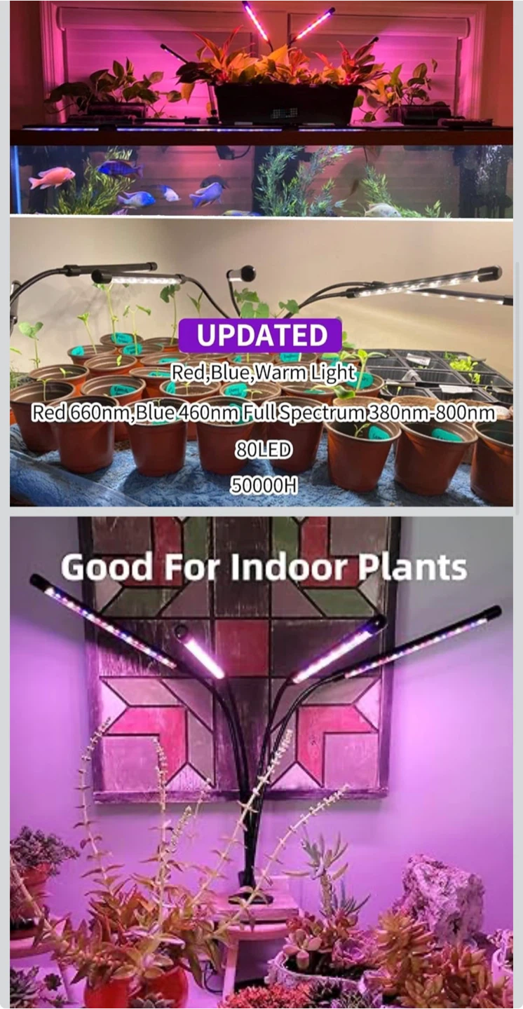 4-Head LED Grow Light - photo 2