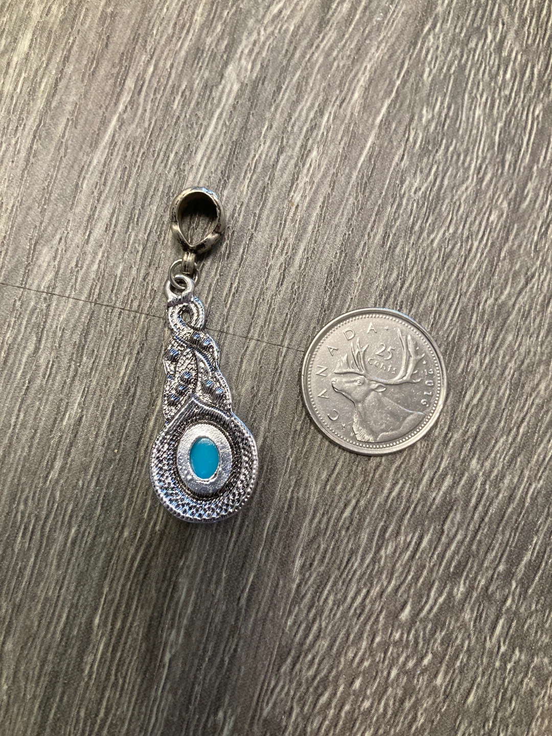 Pendant with Turquoise Stone - photo 2