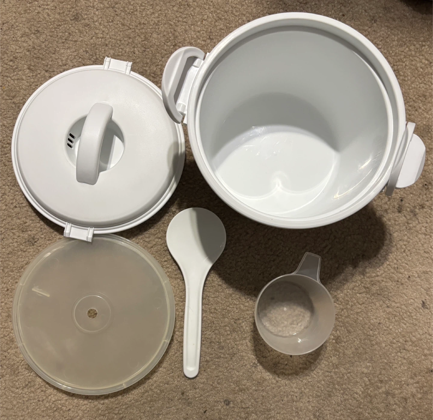 Brand new Microwave 6-cup Rice Cooker Set by MiracleWare❤️ - photo 2