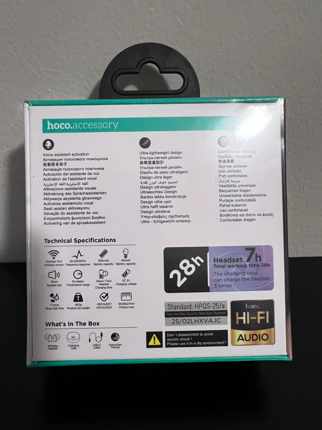 Hoco EQ25 Wireless BT Headset - photo 2