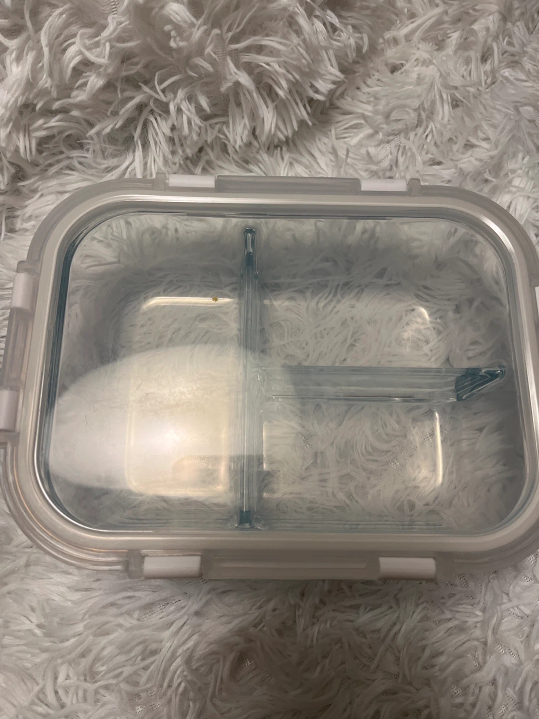 3 compartment glass food storage - photo 2