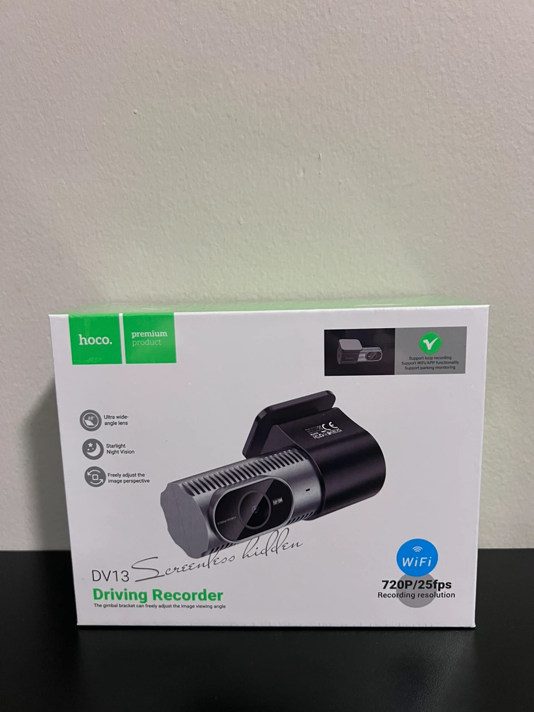 HOCO DV13 Screenless Hidden Driving Recorder