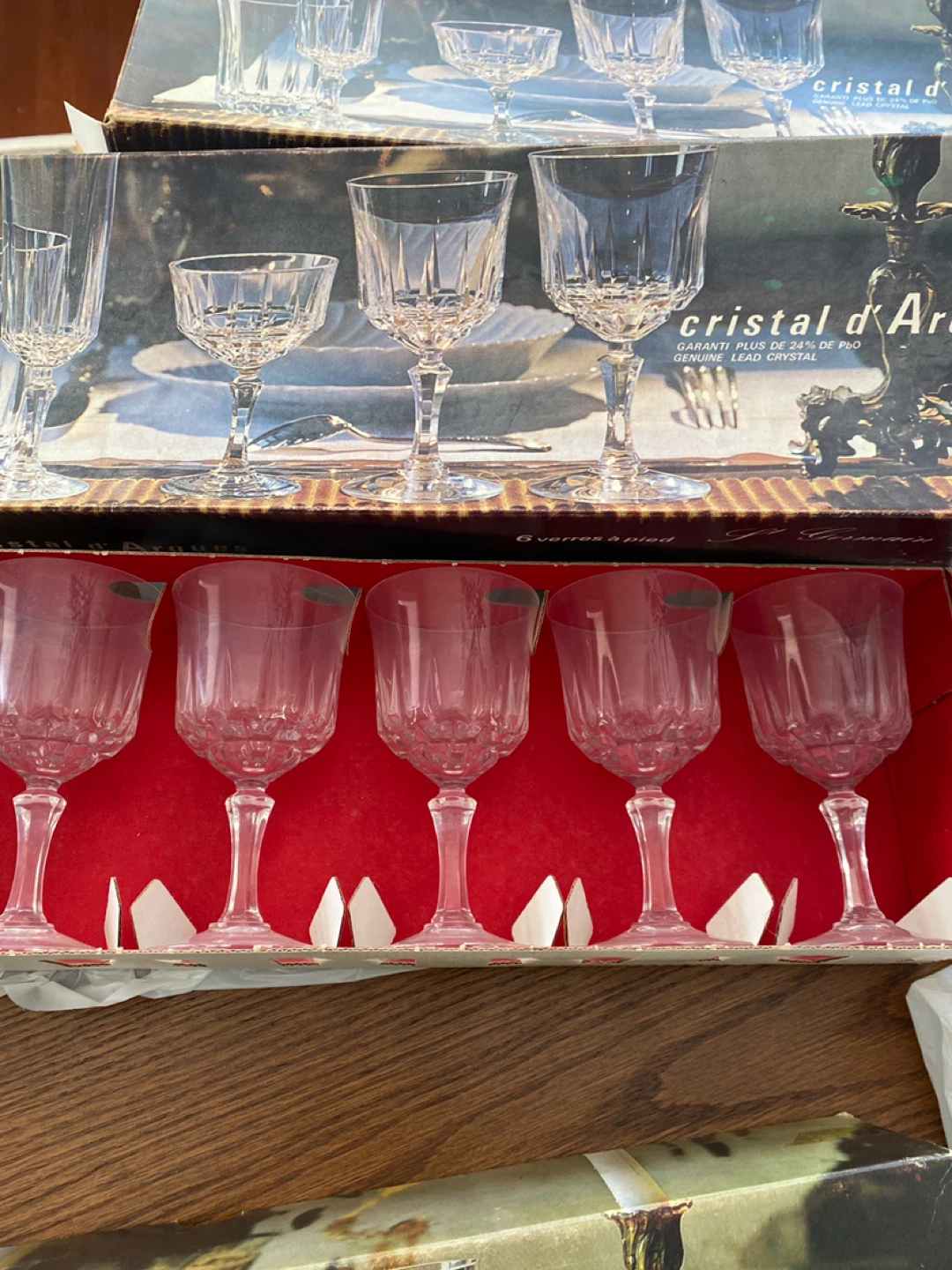 Cristal d'Arques Lead Crystal Wine Glasses - photo 2