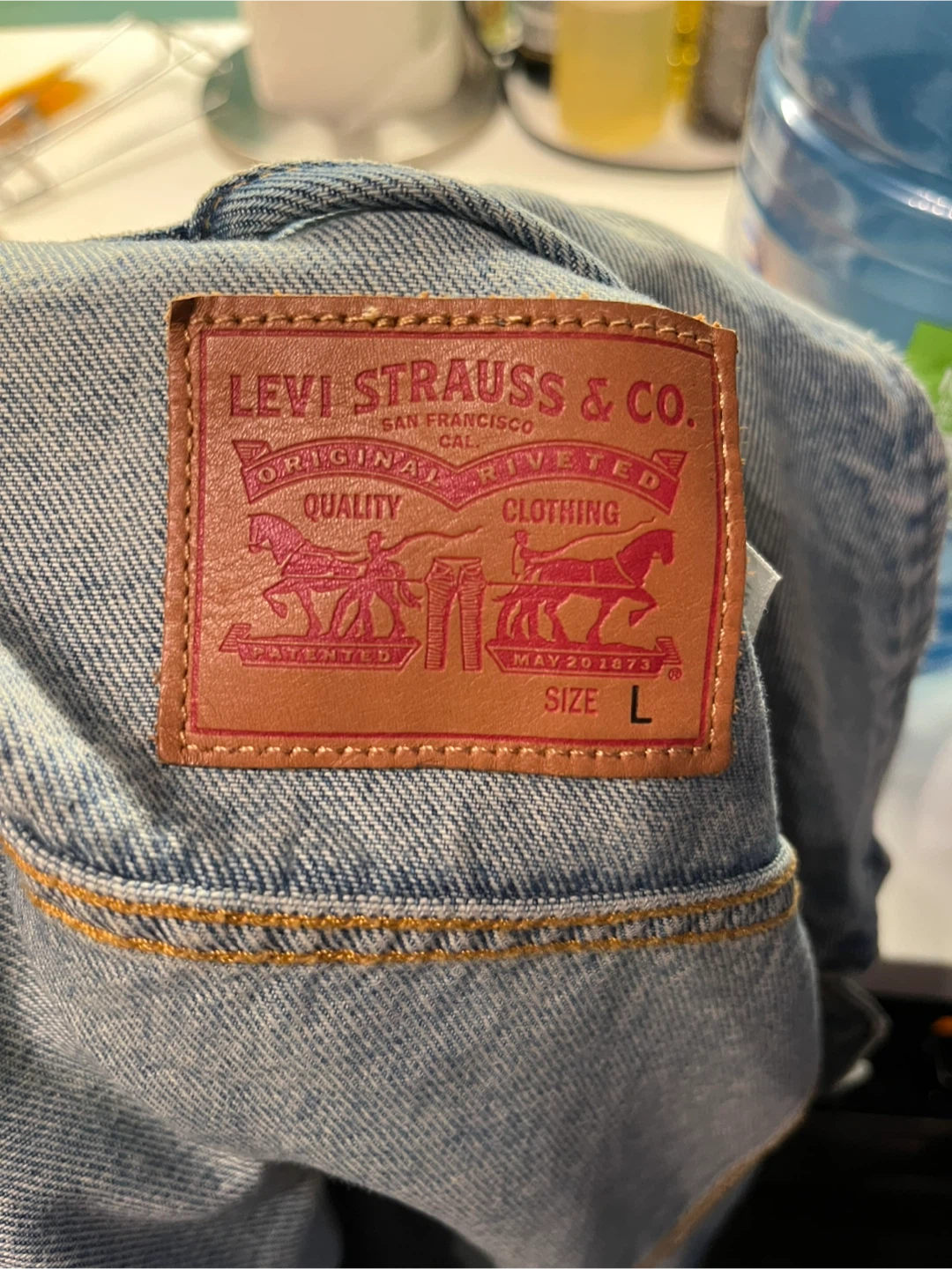 Levi's Denim Trucker Jacket - Size L - photo 4