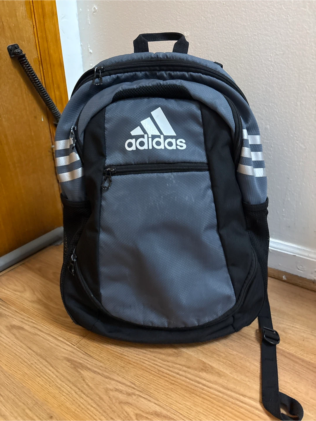 Adidas Backpack - Black and Grey