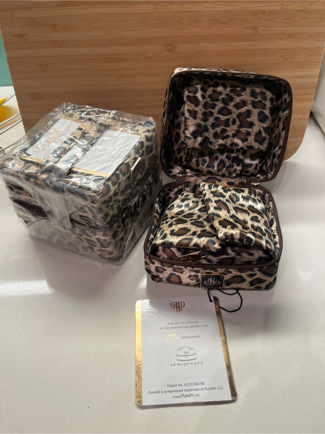Travel Jewelry Case - Leopard Print