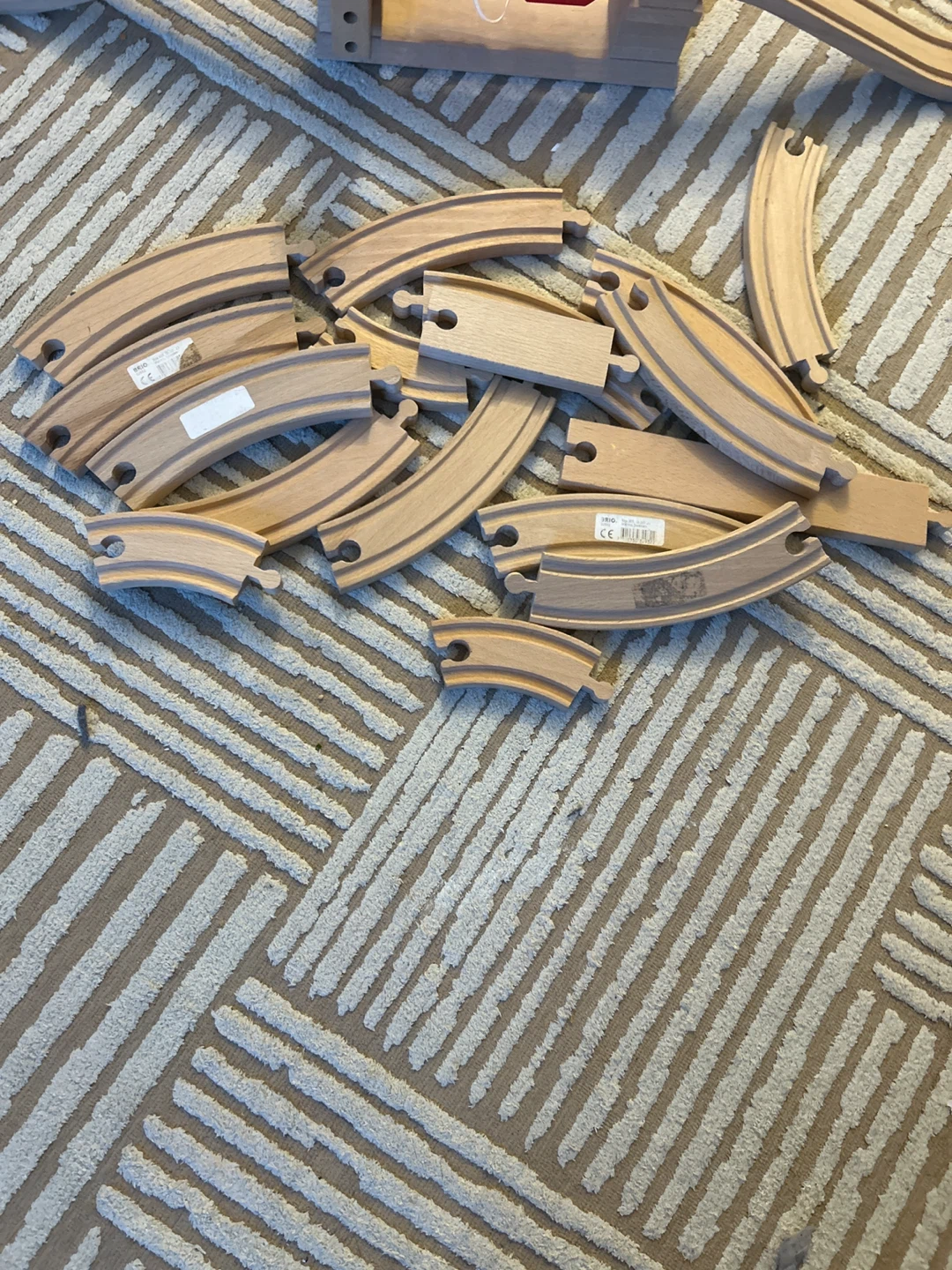 Wooden Train Track Set - photo 2