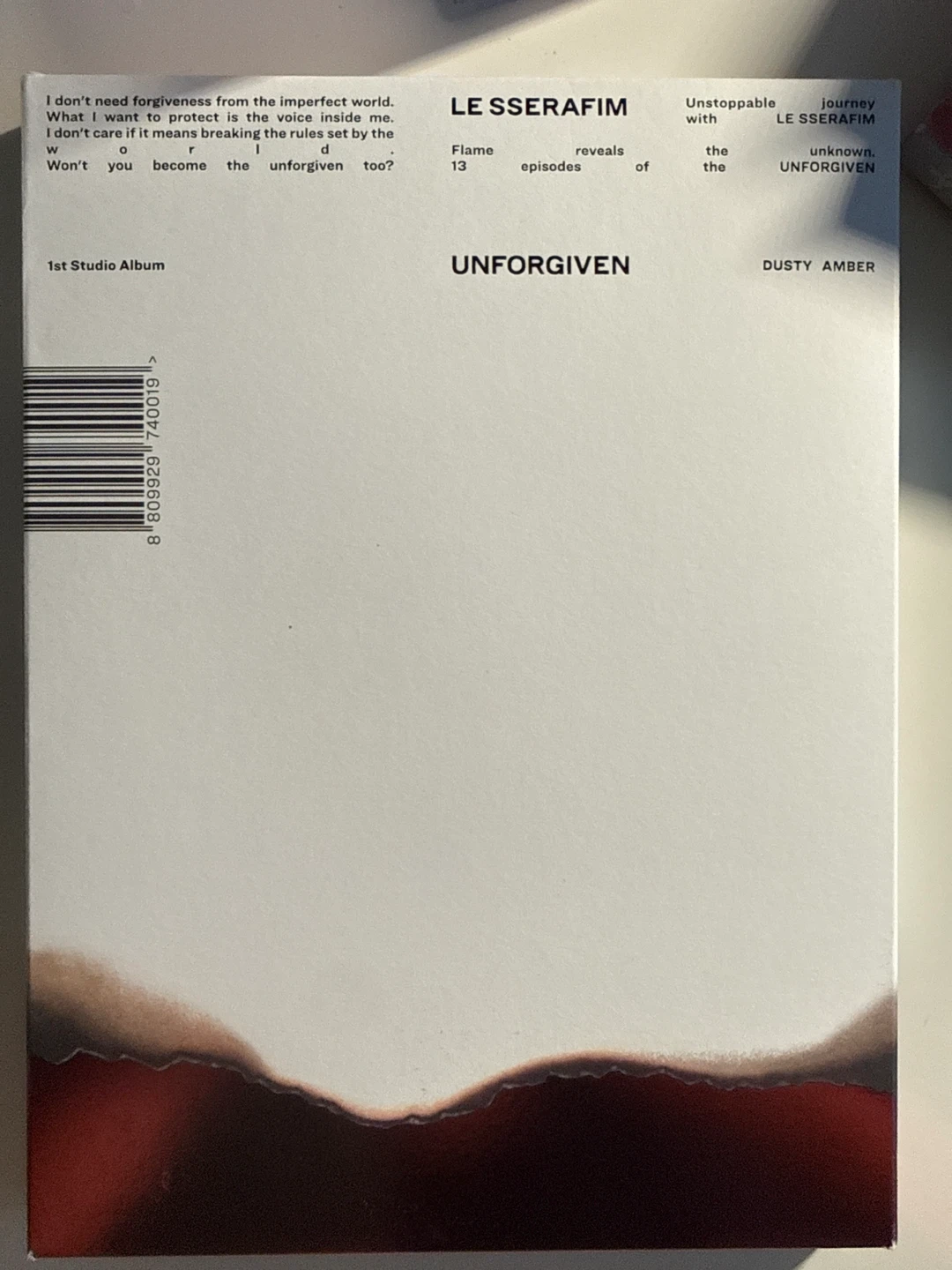 LE SSERAFIM UNFORGIVEN 1st Studio Album