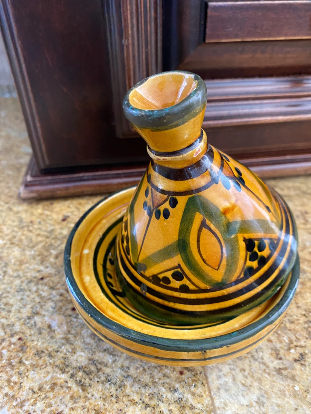Terracotta Tagine Pot with Decorative Lid - photo 4