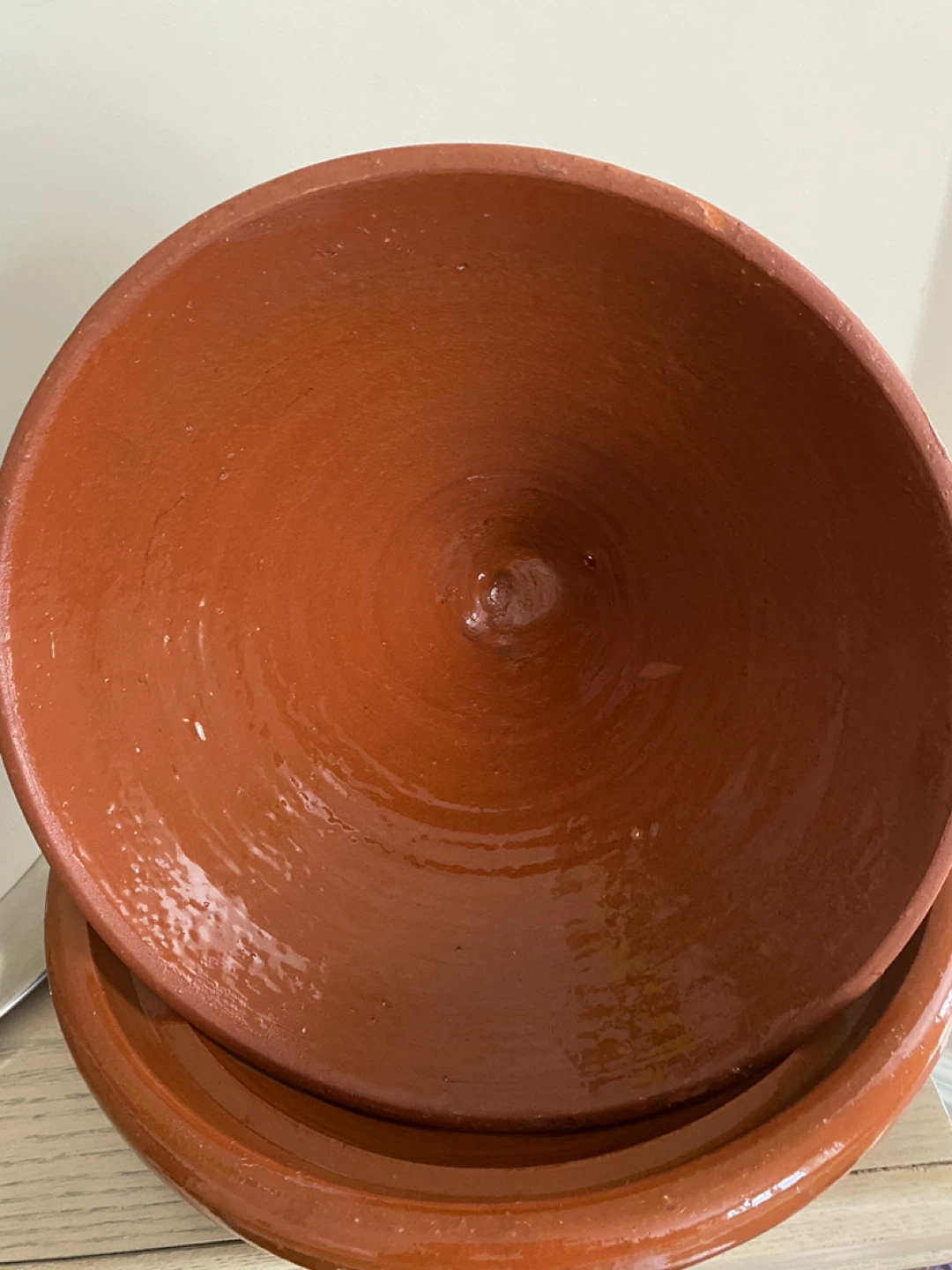 Terracotta Tagine Pot with Decorative Lid - photo 3
